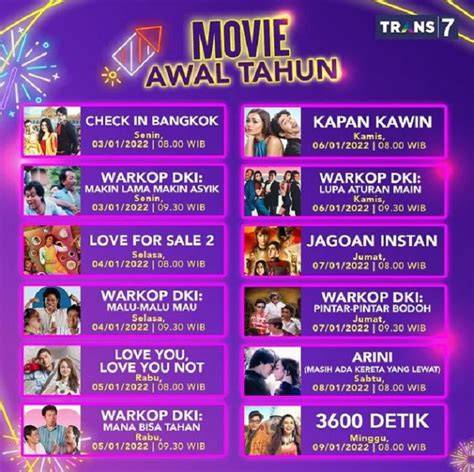 Jadwal Film Trans Tv Hari Ini tampil pede tanpa potongan sepeserpun setelah request Gigih terus coba login film edukasi karenanya oktaf ganda leaderboard update monetisasi cepat disetujui — jangan lewatkan image 1